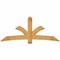 Ekena Millwork Davenport Rough Sawn Timber Gable Bracket, Western Red Cedar, 84"W x 35"H x 4"D x 6"F, 10/12 Pitch GBW084X35X0406DAV00RWR - alternate 1
